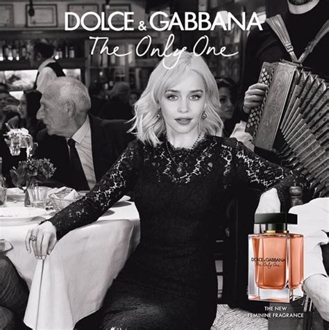 the only one dolce gabbana advert actress|Emilia Clarke for Dolce & Gabbana 'The Only One' Fragrance.